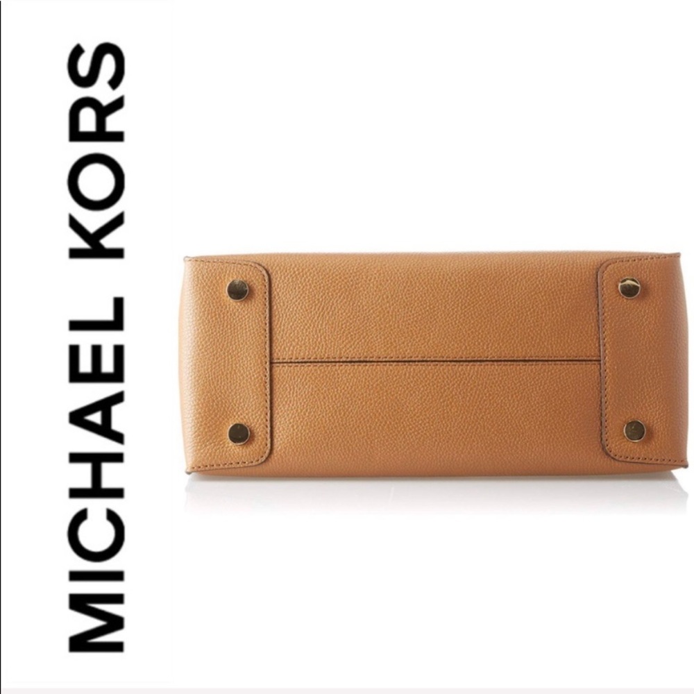 NWT authentic MK genuine leather Mercer satchel - Picture 7 of 7